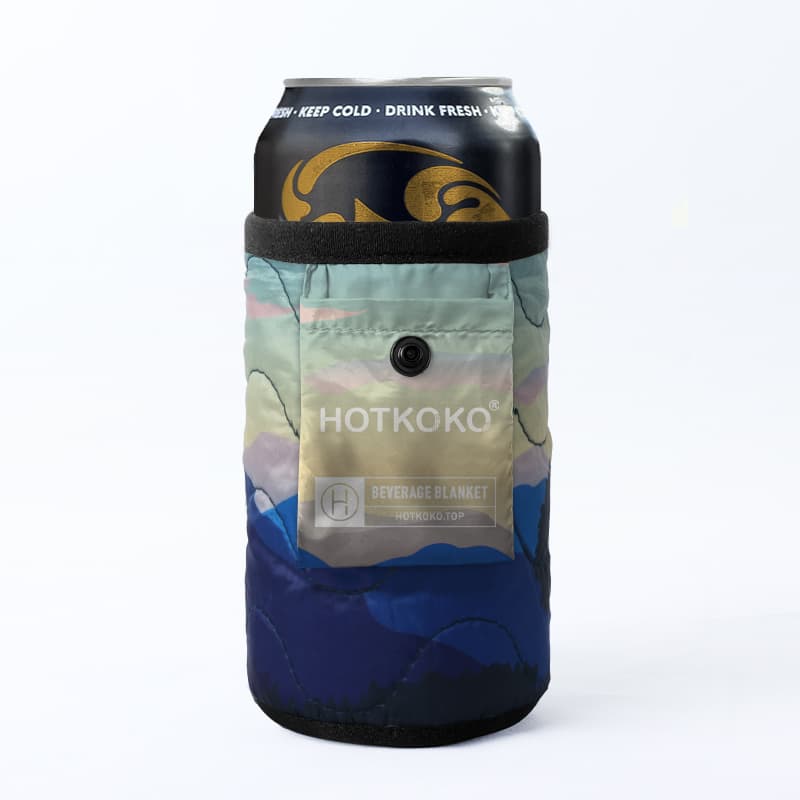 Beer blanket - Sunset Wolf