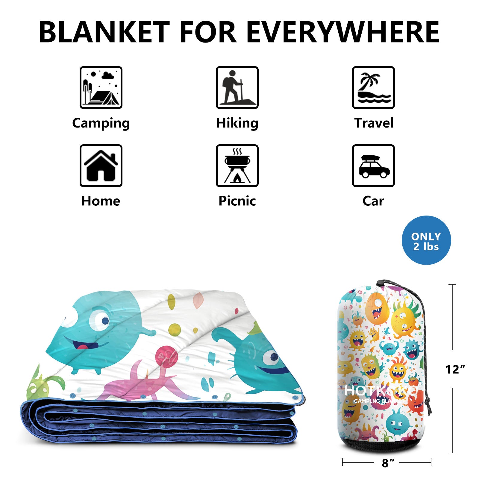 Kids blanket 7 - Alien Bubble Hero