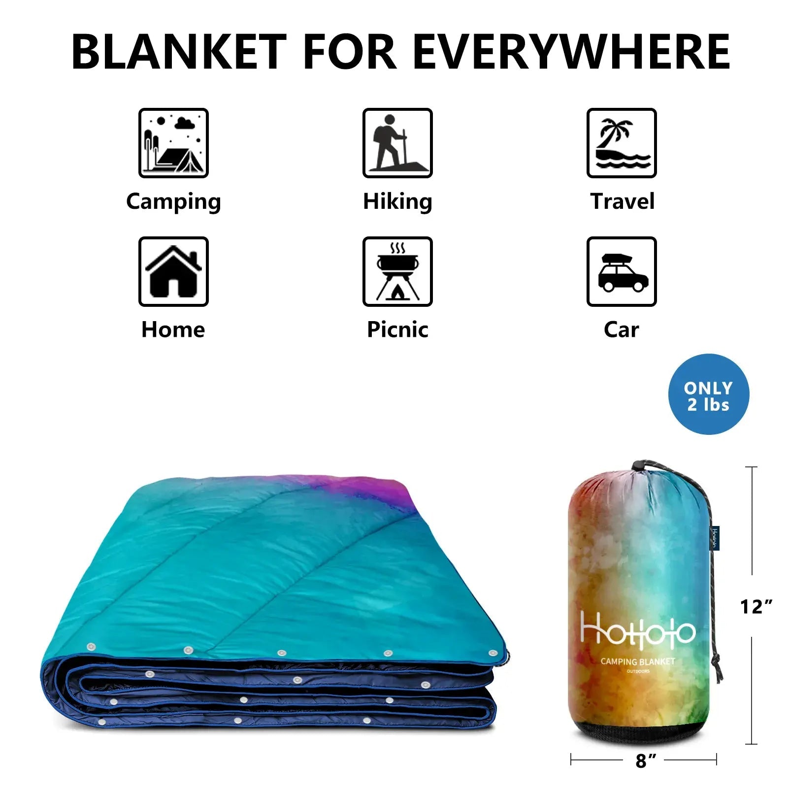 HOTKOKO Cold Weather Camping Blanket - HOTKOKO