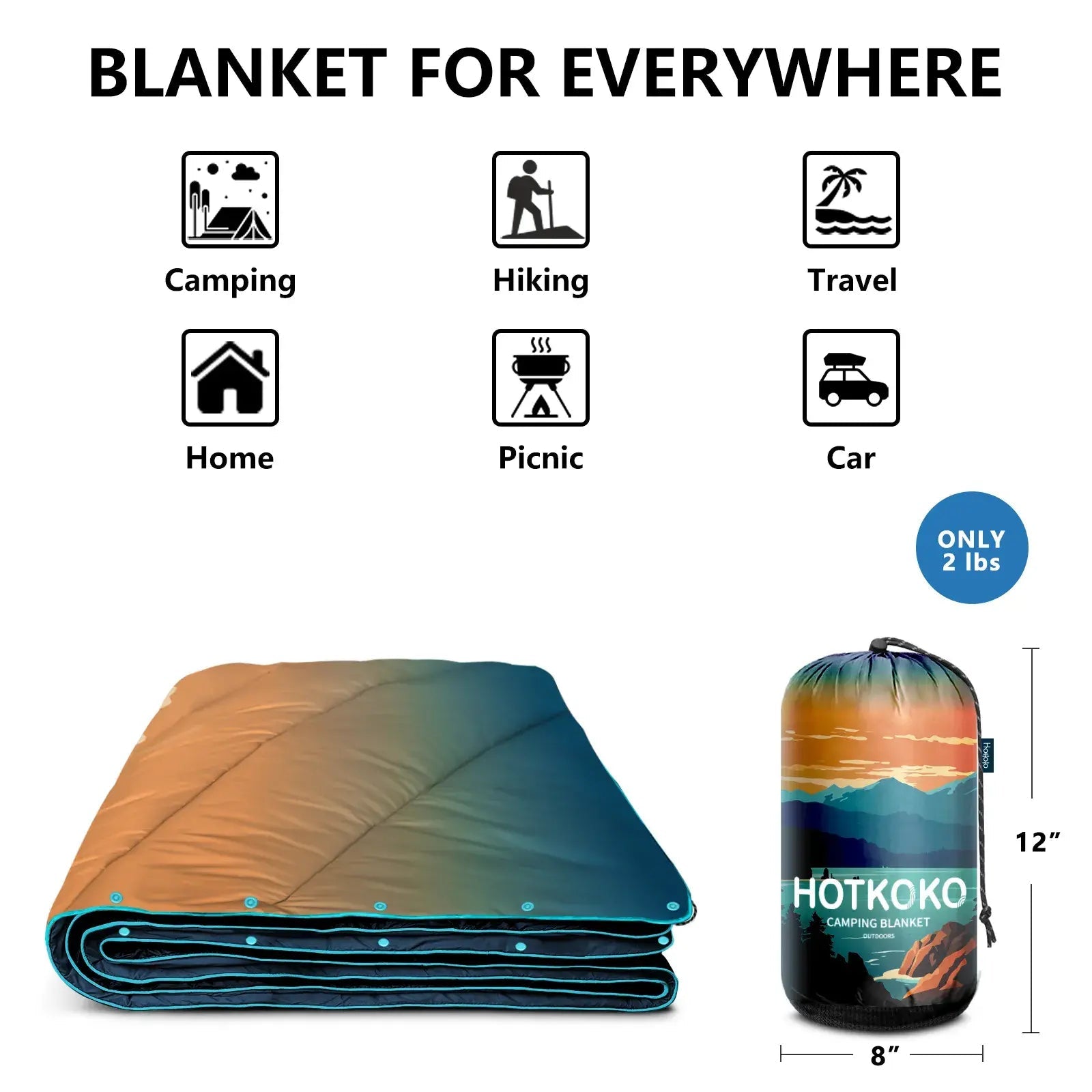 HOTKOKO Durable Camping Blanket - HOTKOKO