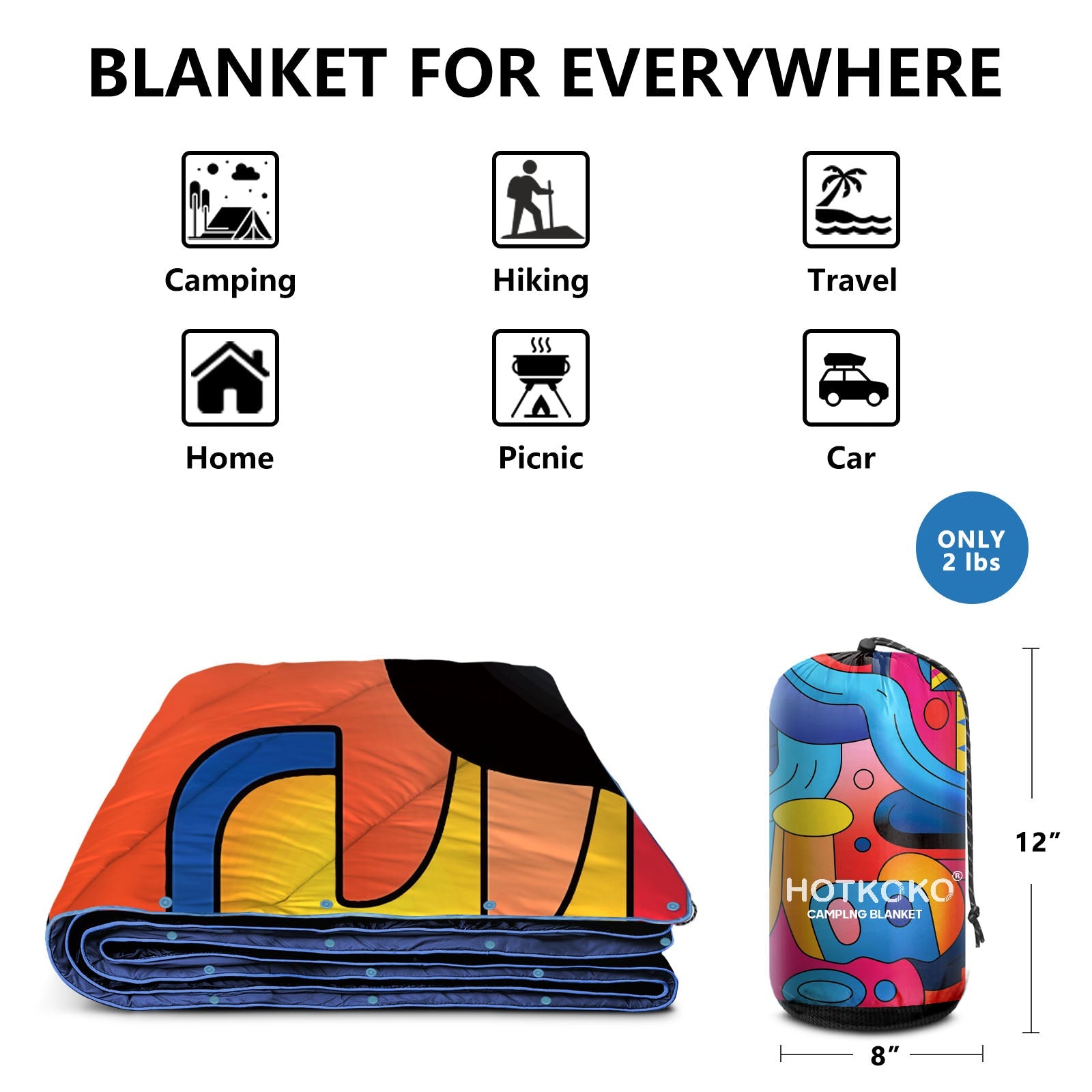 HOTKOKO Hiking Blanket - HOTKOKO