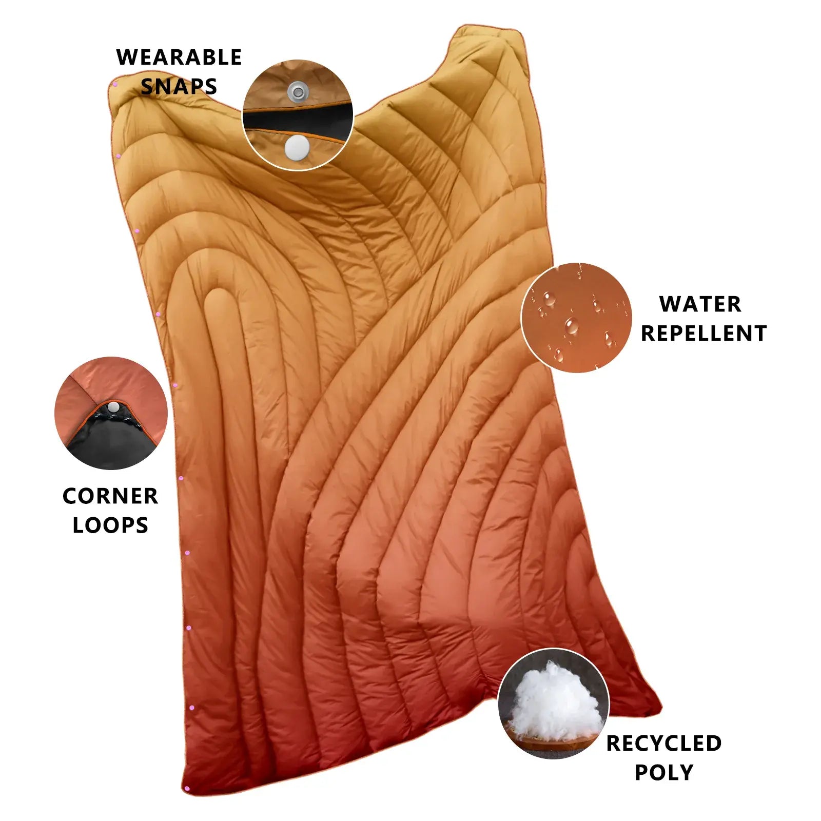 HOTKOKO Lightweight Travel Blanket - HOTKOKO