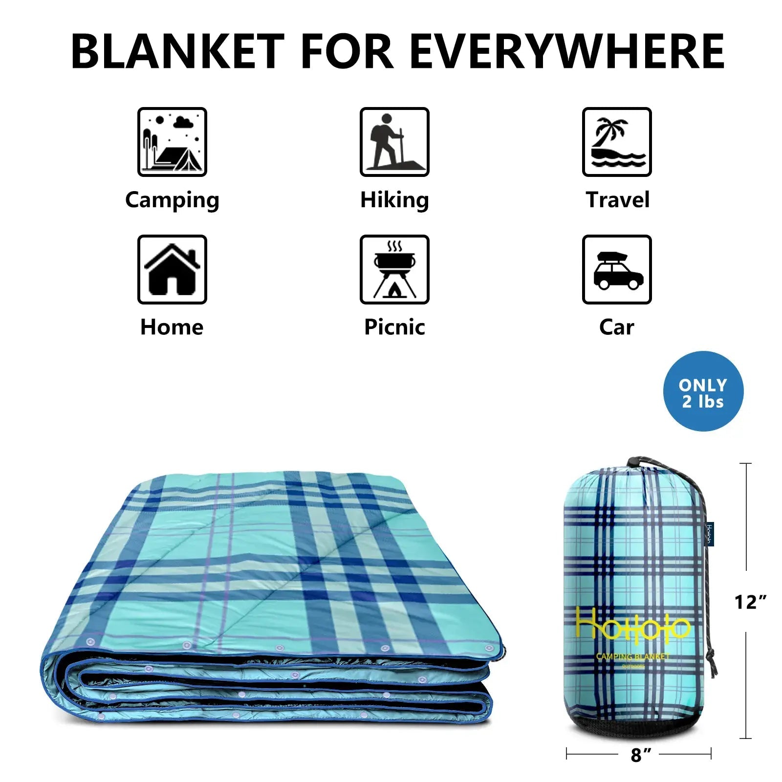 HOTKOKO Lightweight Travel Blanket - HOTKOKO