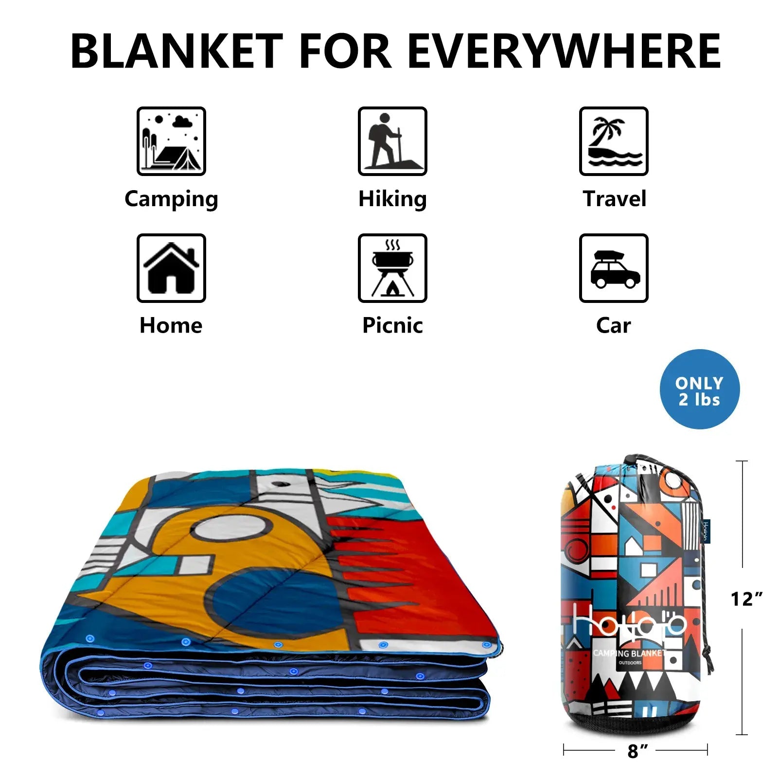 HOTKOKO Packable Outdoor Blanket - HOTKOKO