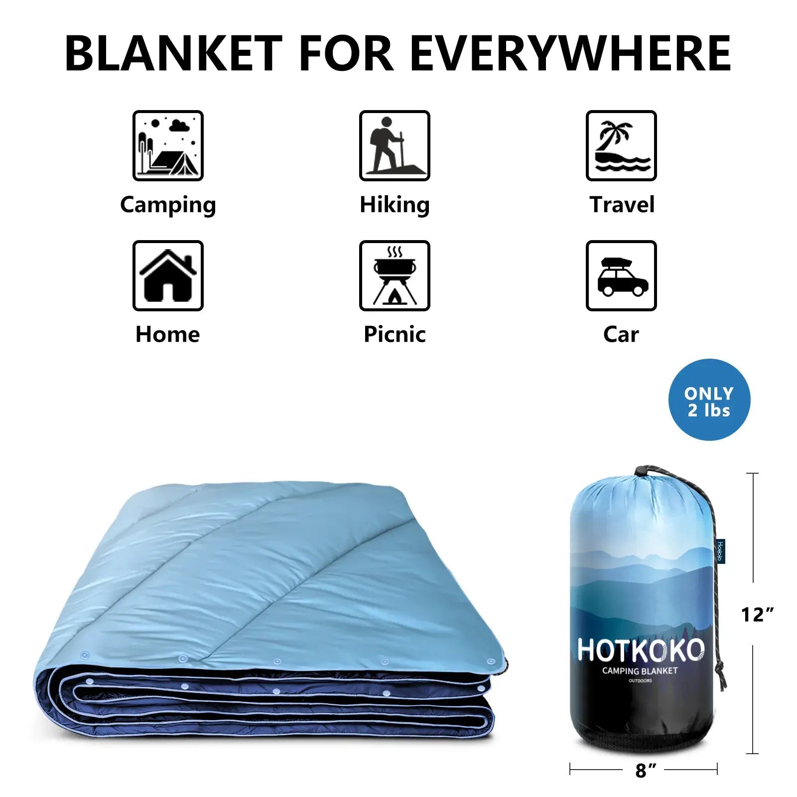 HOTKOKO Sandproof Beach Mat - HOTKOKO