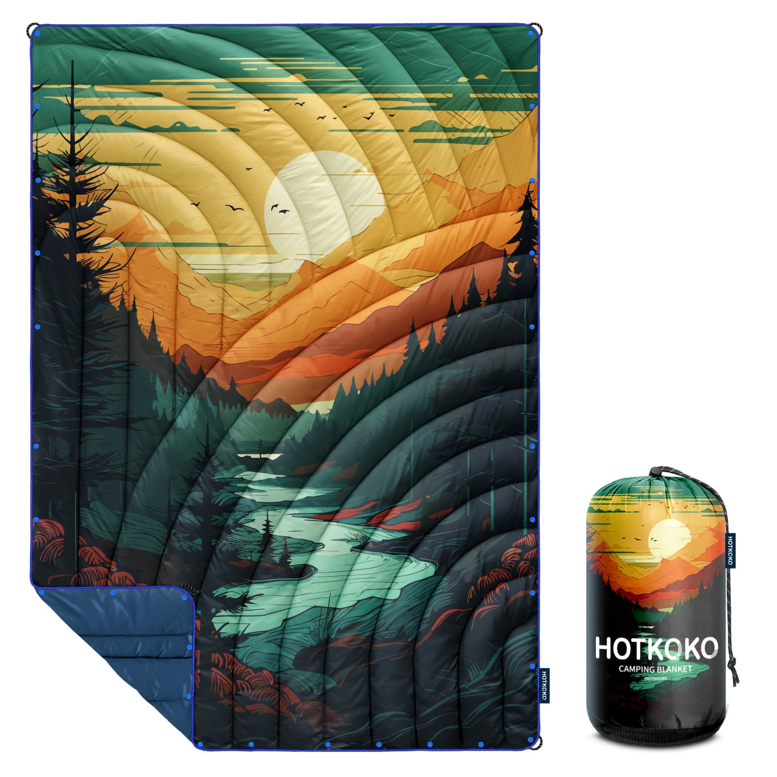 HOTKOKO Sandproof Camping Blanket - HOTKOKO