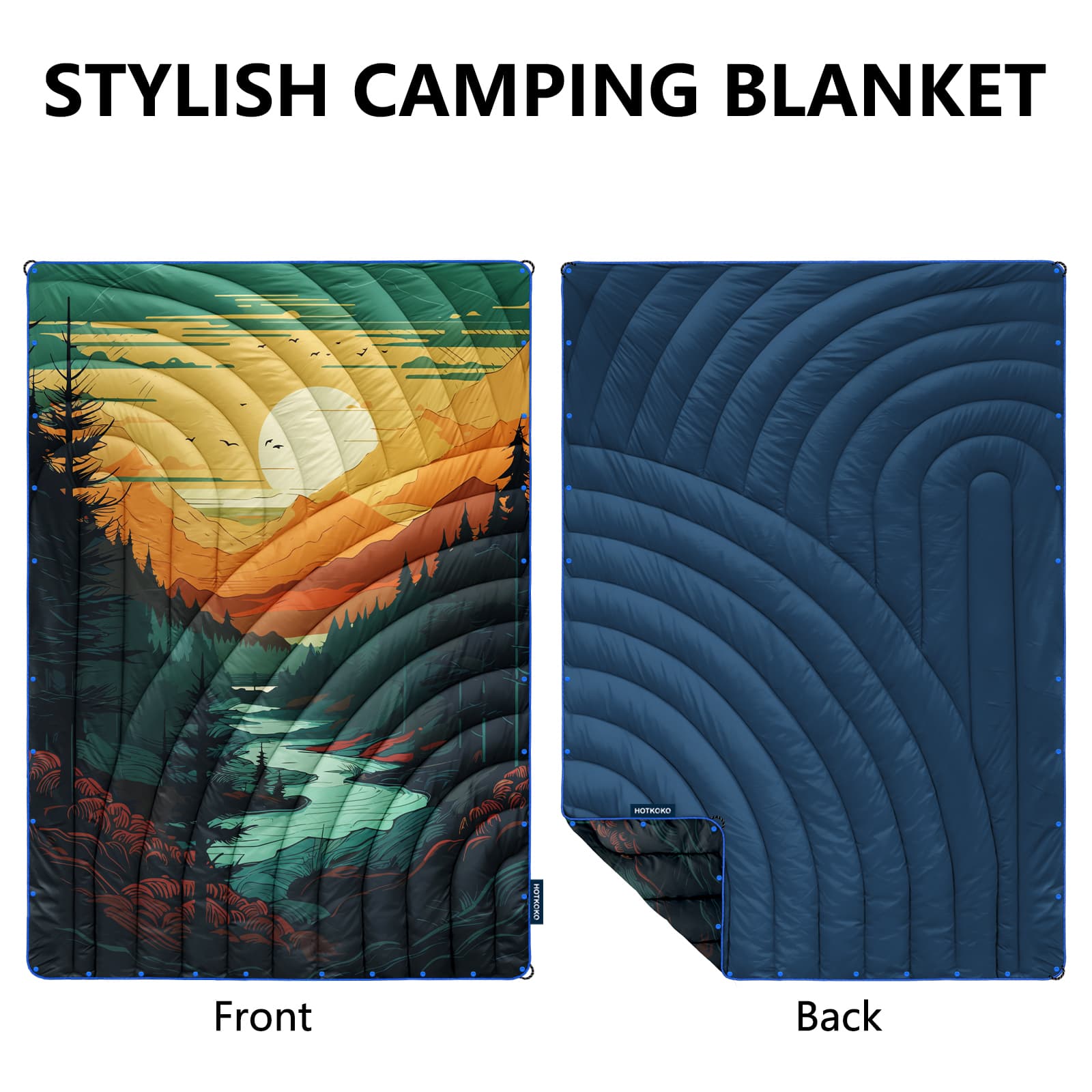 HOTKOKO Sandproof Camping Blanket - HOTKOKO