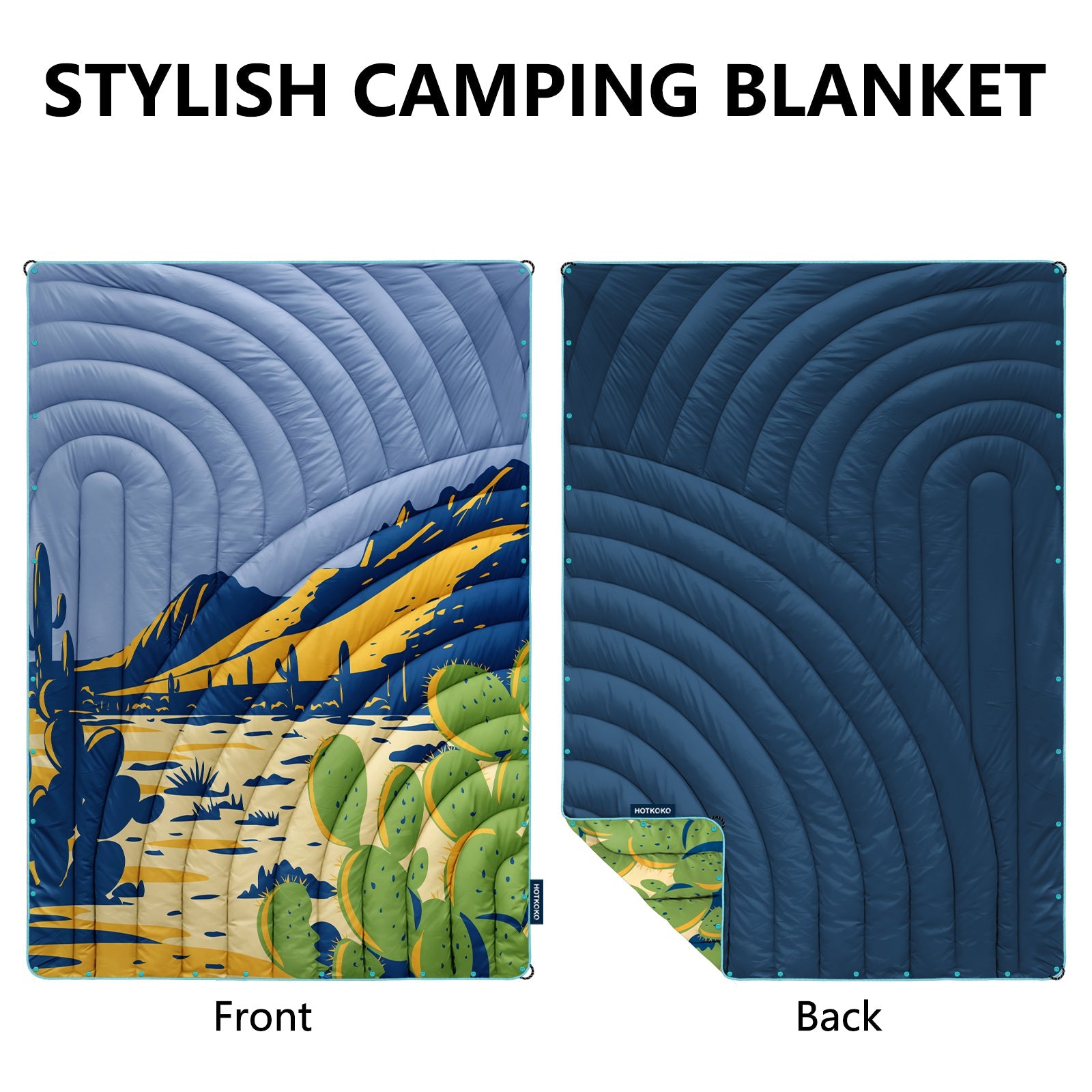 HOTKOKO Sandproof Picnic Blanket - HOTKOKO