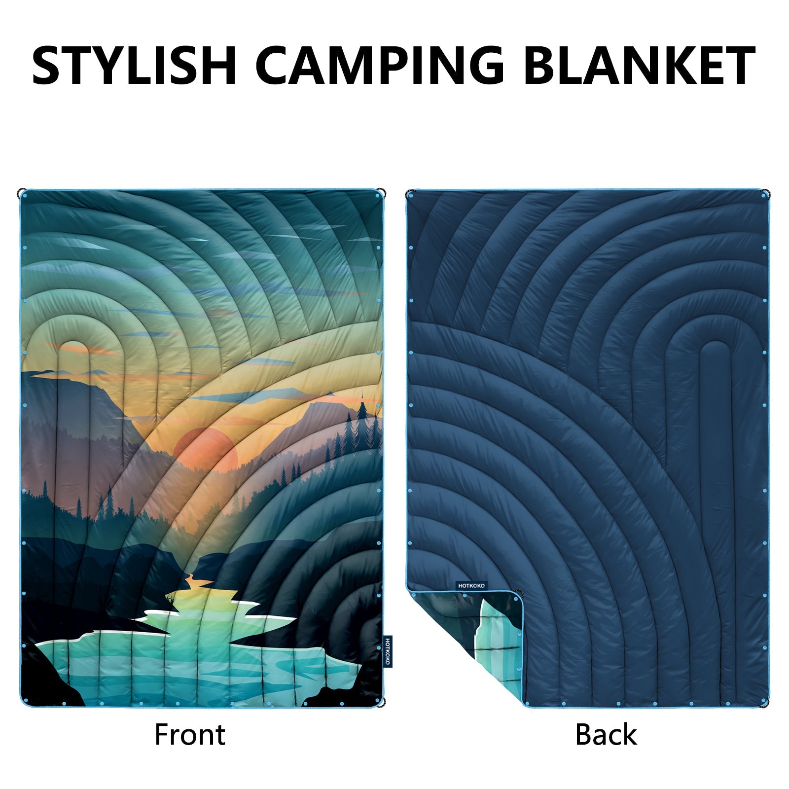 HOTKOKO Travel Pillow Blanket Set - HOTKOKO