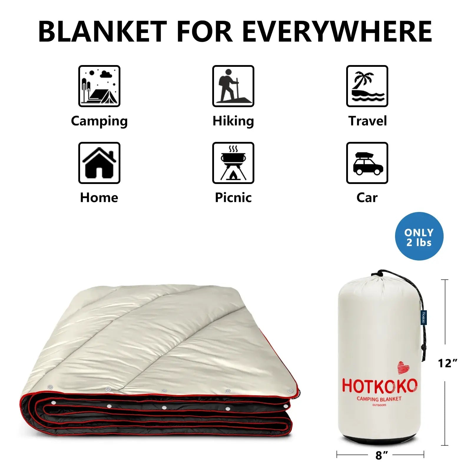 HOTKOKO Warm Outdoor Blanket - HOTKOKO