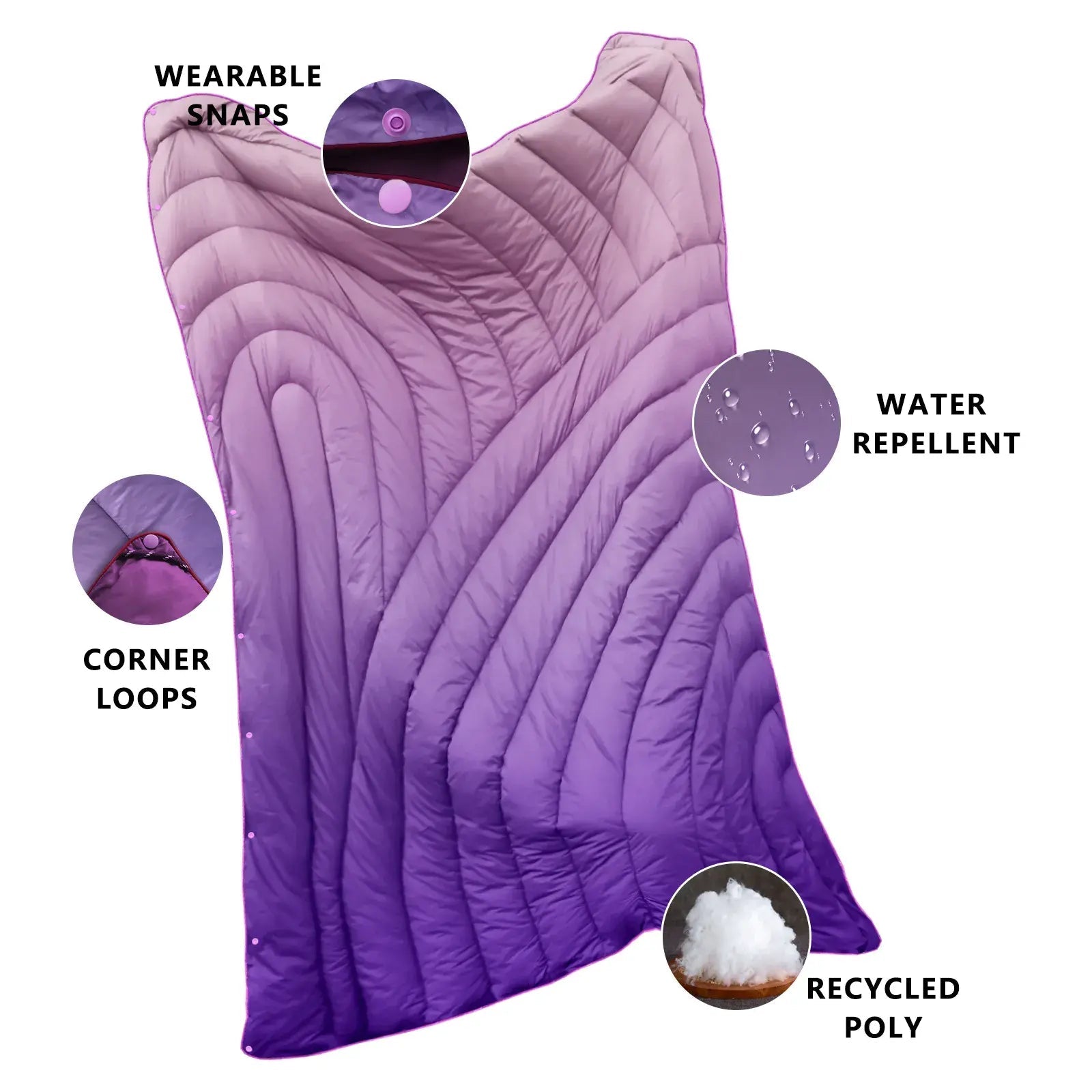 HOTKOKO Waterproof Blanket for Camping - HOTKOKO