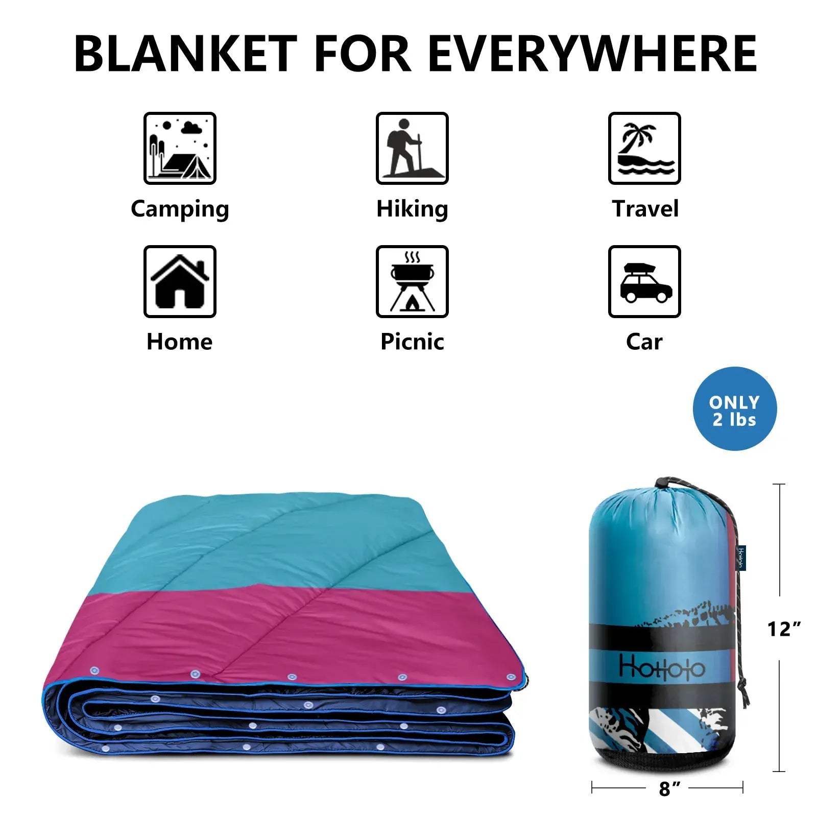 HOTKOKO Waterproof Camping Blanket - HOTKOKO