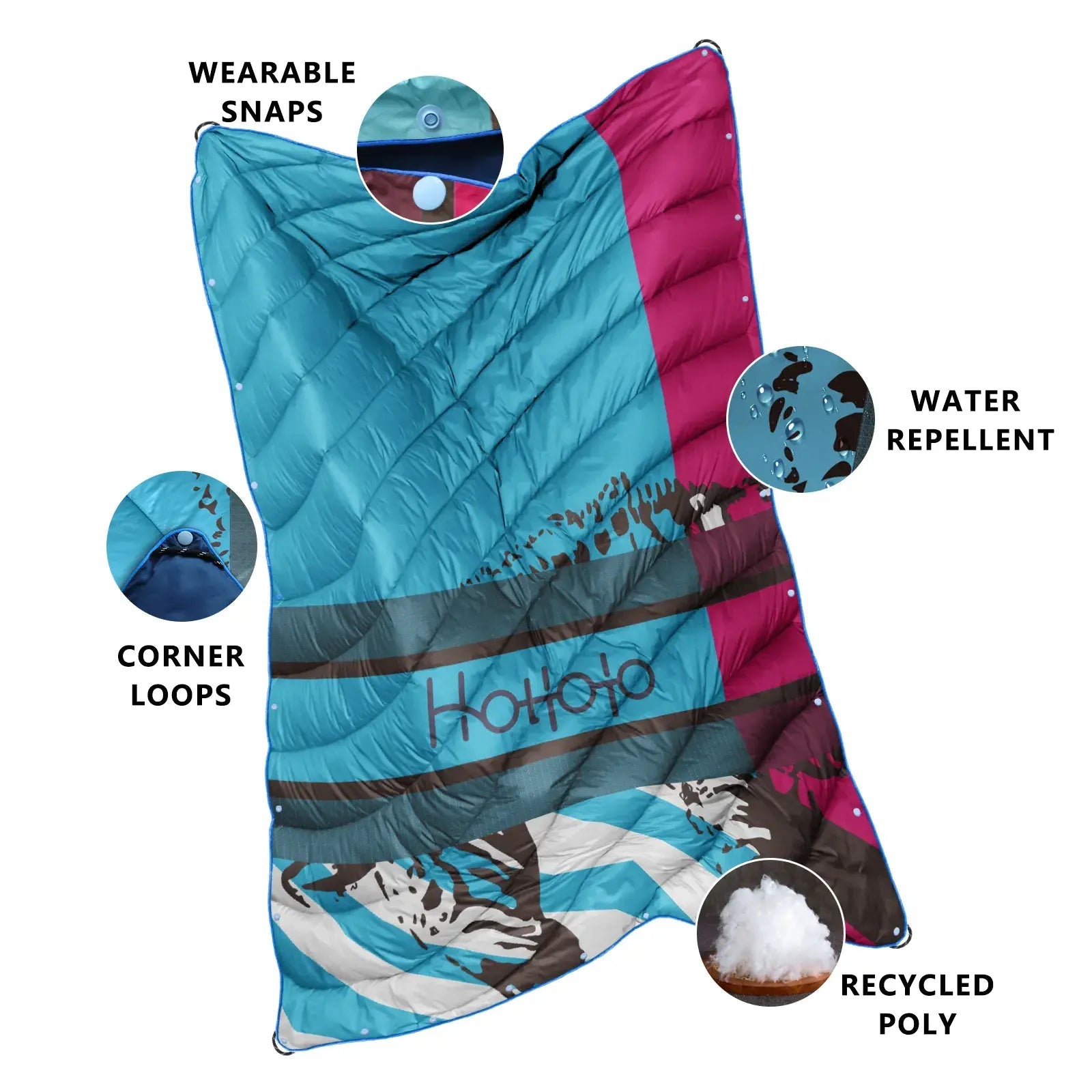 HOTKOKO Waterproof Camping Blanket - HOTKOKO