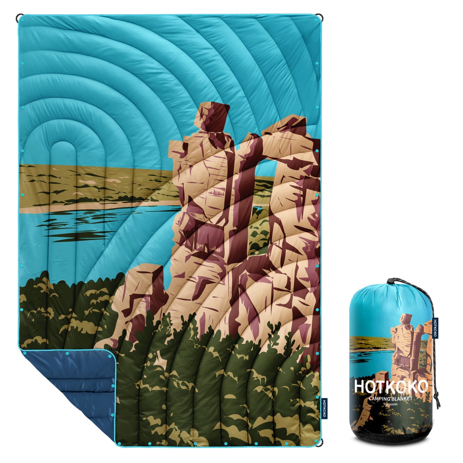 HOTKOKO Winter Camping Blanket - HOTKOKO