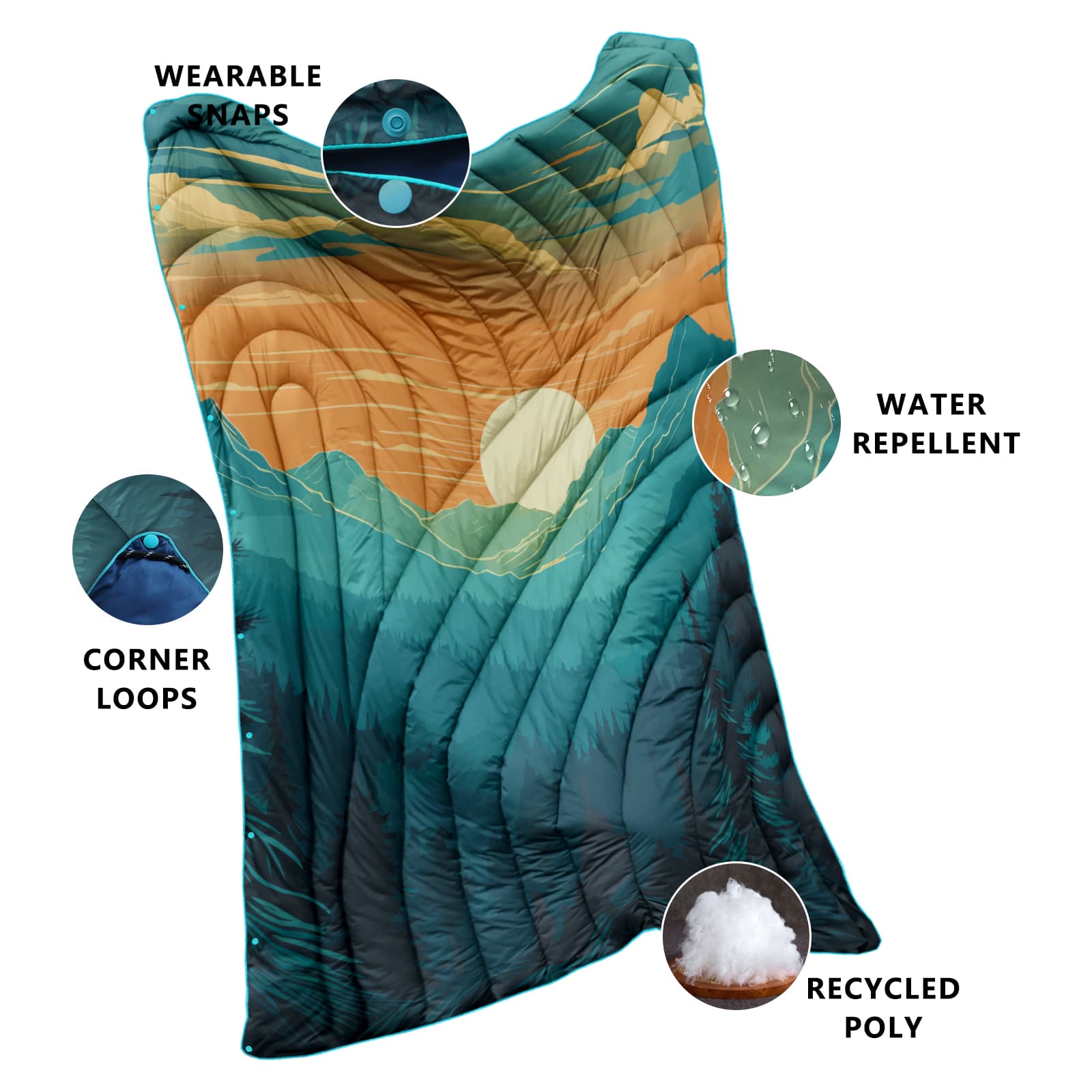 HOTKOKO Winter Camping Blanket - HOTKOKO