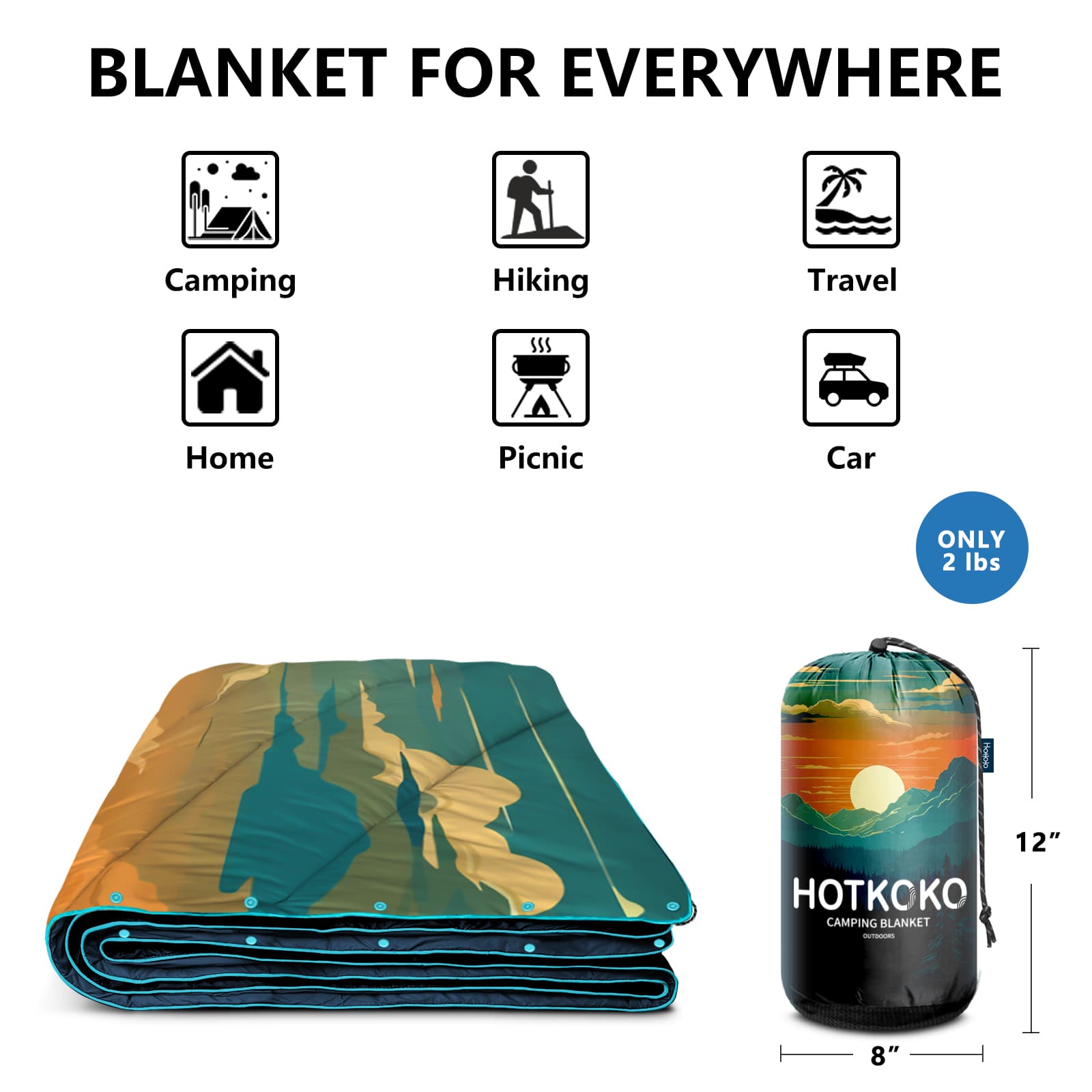 HOTKOKO Winter Camping Blanket - HOTKOKO